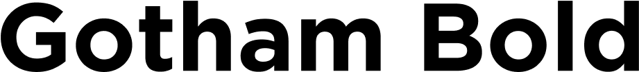 LG Studio font - gotham bold